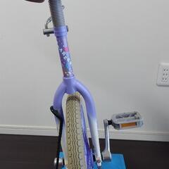 【終了】ブリヂストン 一輪車 スケアクロウ 18インチ（ラベンダー）の画像