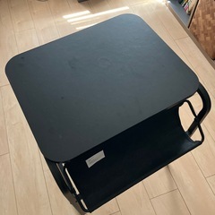 IKEA　OLSERÖD オルセロード サイドテーブル, チャコール/ダークグレーの画像
