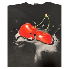 最終値引き！早い物勝ち！美品 HUF チェリーT 黒 L 希少の画像