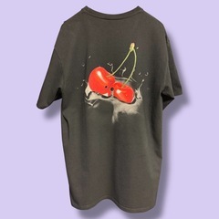 最終値引き！早い物勝ち！美品 HUF チェリーT 黒 L 希少の画像