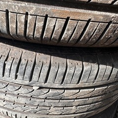 トヨタ　エスティマ　純正　ホイールタイヤセット　4本　タイヤサイズ215/60R17 の画像