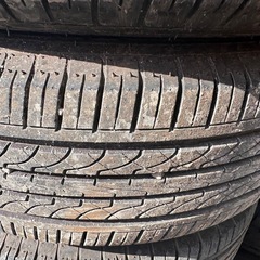 トヨタ　エスティマ　純正　ホイールタイヤセット　4本　タイヤサイズ215/60R17 の画像
