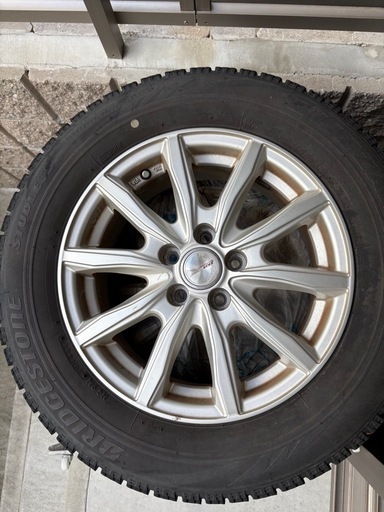 195/65R15 ブリヂストン　15インチ　スタッドレスホイールタイヤ4本セット
