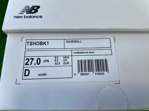 【新品】ニューバランス 大谷翔平モデル トレーニングシューズ TSHOBK1 27.0cm