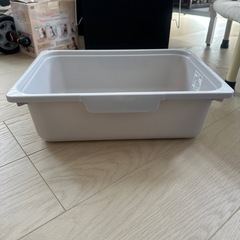 ライトグレー　カラーボックス　2個の画像