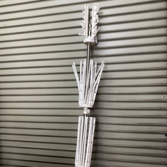 No.893洗濯物干しハンガーポール　中古の画像