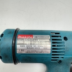 中古　makita　マキタ 6904 VH 12.7 mm 1/2 インパクトレンチ　4型　動作確認済　ビットアダプター・ユニバーサルジョイント付属有りの画像