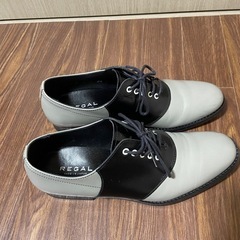 美品REGALサドルシューズ24センチの画像