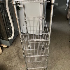 I2507-525 4段メタルラック キャスター付き 中古の画像