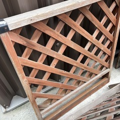 【お譲り先決定】柵　ラティスの画像