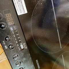 IH2口コンロ IRISOHYAMA IHK-W-13-Ｂ
  の画像