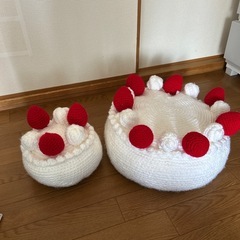 かぎ針　デコレーションケーキの画像