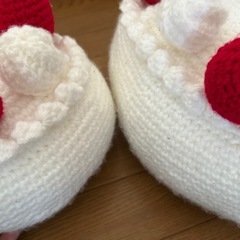 かぎ針　デコレーションケーキの画像