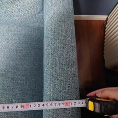 布地3人掛けソファ 綺麗な状態の画像