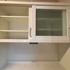 キッチンボード　食器棚　家電収納　スライドボード有 の画像