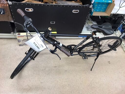 【ジャングルジャングル岩出店】【A792】クロスバイク KYUZO ブラック ★防犯登録料別★ 中古 自転車 和歌山 岩出市 紀の川市 海南市