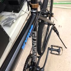 【ジャングルジャングル岩出店】【A792】クロスバイク KYUZO ブラック ★防犯登録料別★ 中古 自転車 和歌山 岩出市 紀の川市 海南市の画像