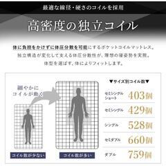 【新品】セミシングルマットレスの画像