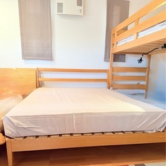 【引渡者確定済】無印良品　ダブルベッド