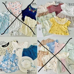 女の子 夏服 10点セット 80-100cmの画像
