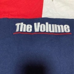 ①The Volume 半袖パーカー 赤 白 青の画像