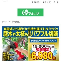 ハンディチェンソーの画像