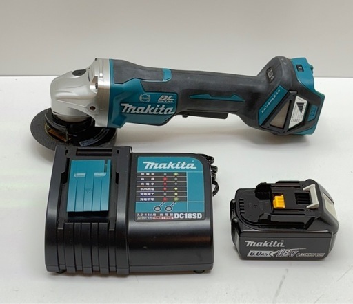 中古　makita マキタ　100㎜ 充電式 ディスクグラインダ GA418D ディスクグラインダー　グラインダー　電動工具 動作確認済