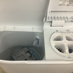 新品再生品 アクア 二槽式 洗濯機 AQW-N521BK 管D250721AK (ベストバイ 静岡県袋井市)の画像