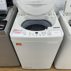 【ドリーム川西店御来店限定】シャープ　洗濯機 ES-GE6EJ　2021年／クリーニング済み 【2125560000020191】の画像