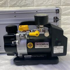 ▽【引取限定】タスコ ウルトラミニバキュームポンプ 真空ポンプ TA150-MR-N デジタルミニ連成計 TA141DM ケース ホース オイル 充電器 電池 セット【中古】【下関店】の画像