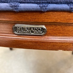 K2507-252 HURTADO ダイニングチェア チェック① 色あせキズ汚れ有りの画像