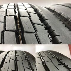 TOYO DELVEX M134 205/80R17.5 120/118L LT 17.5インチ ライトトラック用 夏タイヤ 6本 23～24年製 バリ溝 ローザ シビリアン等　(STT003)の画像