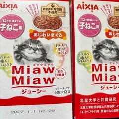 キャットフード　子猫用　ゼリー　パウチの画像