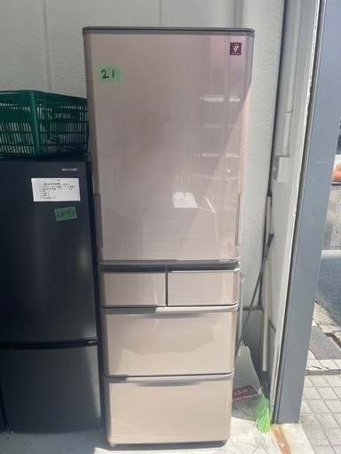 2021年製、シャープ冷蔵庫 美品