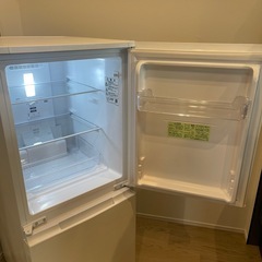 SHARP シャープ 152L 冷凍 冷蔵庫 白 右開き　二段の画像