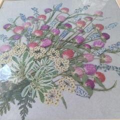 押し花の額の画像