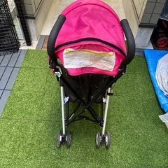 KATOJI  カトージB型ベビーカーかるいdeちゅメッシュピンク
の画像