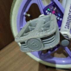 一輪車 18インチ ラベンダー BRIDGESTONEの画像