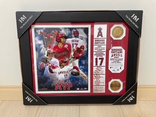 大谷翔平　Shohei Ohtani 2021 AL MVP フォトミント 大谷翔平Shohei Ohtani 2021 AL MVP フォトミント