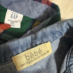 🌈美品　baby GAP 、bebe  80センチ の画像