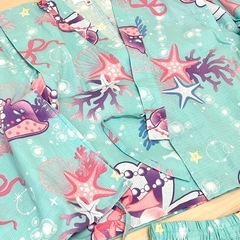 ★子供用浴衣★120★セパレート★中古の画像