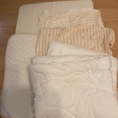 ベビー布団セット　使用品　※枕なしの画像