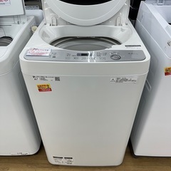 【ドリーム川西店御来店限定】シャープ　洗濯機 ES-GE4C　2018年／クリーニング済み 【2125560000019670】の画像