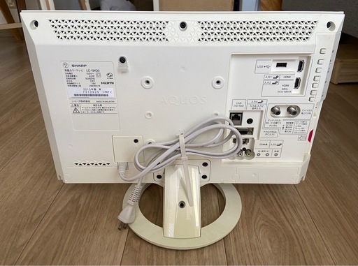 SHARP AQUOS LC-19K30 2015年製