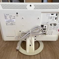 SHARP AQUOS LC-19K30 2015年製の画像