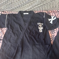 甚平130綿100Tシャツ生地着やすいの画像