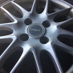 アクア スイフト175/65R15 アルミホイール付きスタッドレスタイヤ 4本の画像