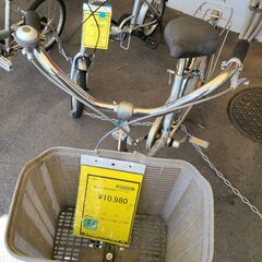 J1111【リユースのサカイ柏店】　BRIDGESTONE　ブリヂストン　シティサイクル　STAINLESS　KING　シルバー　ダイナモライト　24インチ　★店頭にて試乗可★ 簡易クリーニング済　　 中古自転車 　流山市  松戸市 我孫子市 鎌ヶ谷市 船橋市 守谷市 取手市　参考価格46,224円の画像
