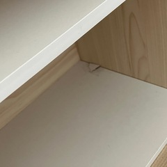 本棚 おもちゃ収納 木目 白の画像