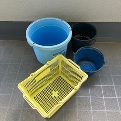 バケツなどプラスチック容器